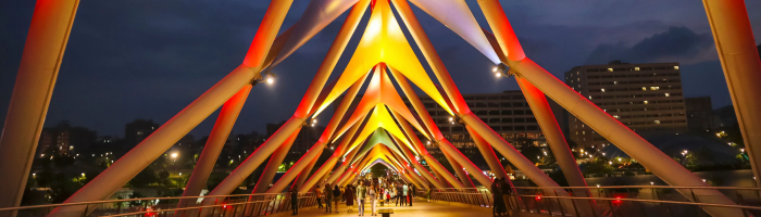 In the city of Sabarmati Riverfront